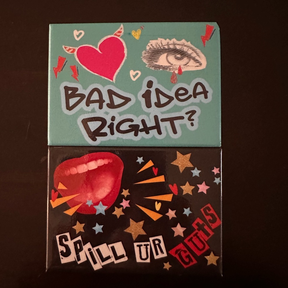 Olivia Rodrigo Magnet Bundle – 2 Pack (GUTS / Bad Idea Right?)